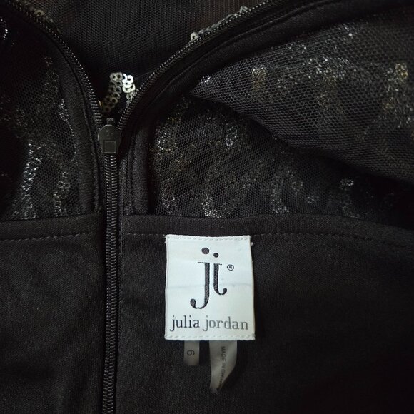 Sleeveless LBD with silver, as new, US06 - Picture 6 of 6